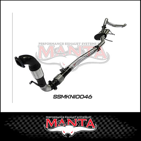 MANTA 3" STAINLESS STEEL TURBO BACK EXHAUST WITH CAT/MUFFLER FITS NISSAN PATROL Y61 GU 3.0L TD WAGON 2007-2016 (SSMKNI0046)