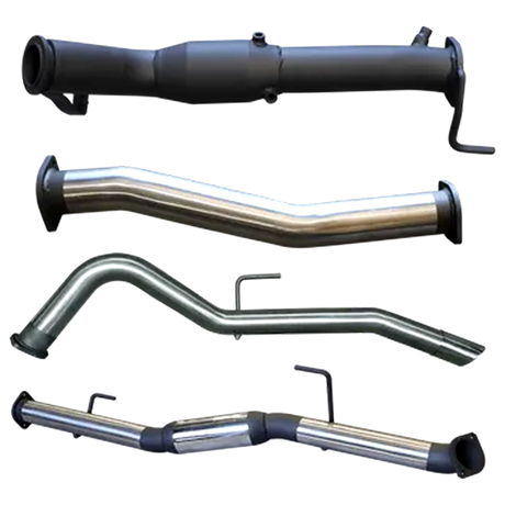 MANTA 3" TURBO BACK EXHAUST WITH CAT/HOTDOG FITS NISSAN NAVARA D23 NP300 2.3L TD 4CYL 2015-ON (SSMKNI0093)
