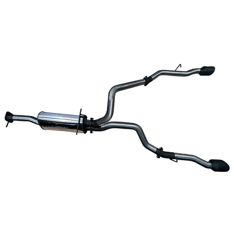 MANTA 3" STAINLESS STEEL CAT BACK EXHAUST FITS RAM 1500 DT 5.7L V8 2020-ON (BLACK TIPS)