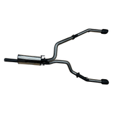 MANTA 3" STAINLESS STEEL CAT BACK EXHAUST FITS RAM 1500 DS 5.7L V8 1/2017-ON (BLACK TIPS)