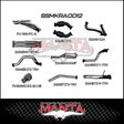 MANTA STAINLESS STEEL COMPLETE EXHAUST SYSTEM FITS RAM 1500 DT TRX 6.2L SUPERCHARGED V8 (SSMKRA0012)