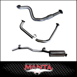 MANTA STAINLESS STEEL MANIFOLD BACK EXHAUST SYSTEM FITS TOYOTA LANDCRUISER HZJ75R 4.2L 1HZ 1990-1999 (SSMKTY0069)