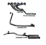 MANTA EXTRACTORS & 2.5"  EXHAUST SYSTEM FITS TOYOTA LANDCRUISER HZJ79R 4.2L 1HZ 1999-2007 (SSMKTY0070)