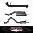 MANTA 3" STAINLESS STEEL CAT BACK EXHAUST SYSTEM WITH CENTRE & REAR MUFFLER FITS TOYOTA LANDCRUISER UZJ100R 1998-2007 (SSMKTY0078)