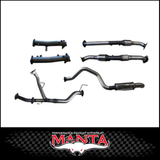 MANTA 2.5" TWIN INTO 3" STAINLESS STEEL TURBO BACK EXHAUST SYSTEM FITS TOYOTA LANDCRUISER VDJ200R 4.5L V8 2015-2021