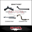 MANTA STAINLESS STEEL 3" TURBO BACK EXHAUST (CAT/MUFFLER) FITS TOYOTA PRADO GDJ150R 2.8L 6/2015-ON (SSMKTY0156)