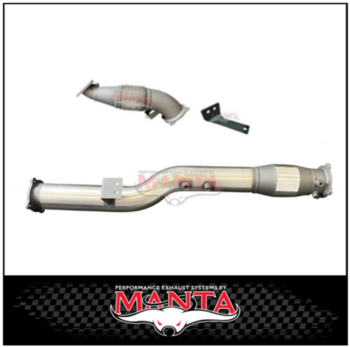 MANTA 4" DPF DELETE (BOLTS TO MANTA 4" SYSTEM ONLY) FITS TOYOTA LANDCRUISER VDJ79R 4.5L V8 2016-2025