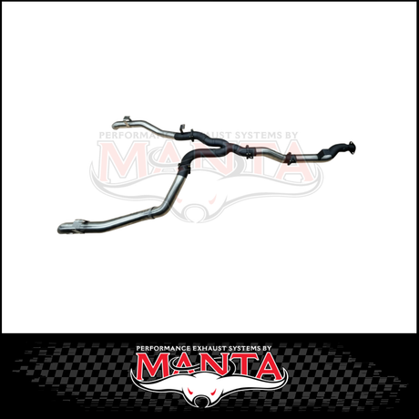 MANTA 4" STAINLESS STEEL DUAL DPF BACK EXHAUST SYSTEM FITS TOYOTA LANDCRUISER VDJ79R 4.5L V8 2016-2025 (SSMKTY0220)