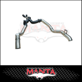MANTA 4" STAINLESS STEEL DUAL DPF BACK EXHAUST SYSTEM FITS TOYOTA LANDCRUISER VDJ79R 4.5L V8 2016-2025 (SSMKTY0220)