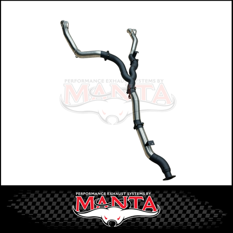 MANTA 4" STAINLESS STEEL DUAL DPF BACK EXHAUST SYSTEM FITS TOYOTA LANDCRUISER VDJ79R 4.5L V8 2016-2025 (SSMKTY0220)