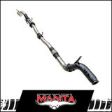 MANTA 4" TURBO BACK EXHAUST SYSTEM FITS TOYOTA HILUX GUN126R 2.8L N80 2015-2025