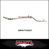 MANTA 4" STAINLESS STEEL TURBO BACK EXHAUST SYSTEM (DPF DELETE) FITS TOYOTA LANDCRUISER VDJ76R 4.5L V8 2016-2025