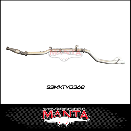 MANTA 4" STAINLESS STEEL TURBO BACK EXHAUST SYSTEM (DPF DELETE) FITS TOYOTA LANDCRUISER VDJ76R 4.5L V8 2016-2025