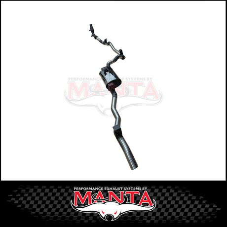 MANTA 3" TURBO BACK EXHAUST SYSTEM (DPF DELETE) FITS TOYOTA LANDCRUISER GDJ79R 2.8L 4CYL 10/2023-ON