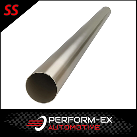 4" INCH (101MM) 409 GRADE STAINLESS STEEL EXHAUST PIPE TUBE (1 METRE LENGTH)