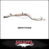 MANTA 4" DPF BACK EXHAUST SYSTEM FITS TOYOTA LANDCRUISER VDJ76R 4.5L V8 2016-2025