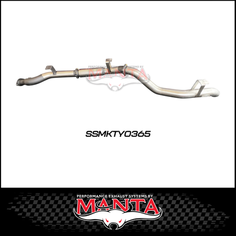 MANTA 4" DPF BACK EXHAUST SYSTEM FITS TOYOTA LANDCRUISER VDJ76R 4.5L V8 2016-2025