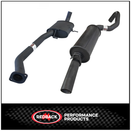 REDBACK 2.5" CATBACK EXHAUST SYSTEM FITS HOLDEN COMMODORE VL SEDAN V6/V8 - MUFFLER/MUFFLER (STR101-104)