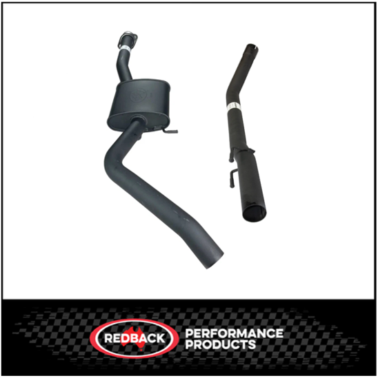 REDBACK 2.5" CATBACK EXHAUST SYSTEM FITS HOLDEN COMMODORE VY II V6 SEDAN - MUFFLER/TAILPIPE (STR122-124TP)
