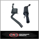 REDBACK 2.5" CATBACK EXHAUST SYSTEM FITS HOLDEN COMMODORE VY II V6 SEDAN - MUFFLER/MUFFLER (STR122-124)