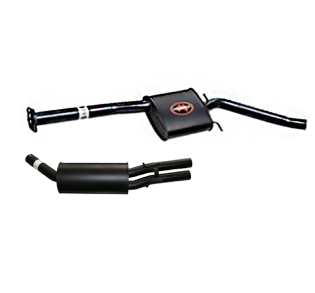 REDBACK 2.5" CATBACK WITH DUAL REAR MUFFLER FITS HOLDEN COMMODORE VT VX VY V6 SEDAN