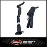 REDBACK 2.5" CATBACK EXHAUST SYSTEM FITS HOLDEN COMMODORE VY II V6 SEDAN - HOTDOG/DUAL MUFFLER (STR122HD-125)
