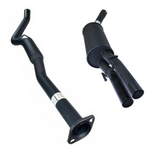 REDBACK 2.5" CATBACK EXHAUST SYSTEM WITH HOTDOG/DUAL REAR MUFFLER FITS HOLDEN COMMODORE VT VX VY V6 SEDAN
