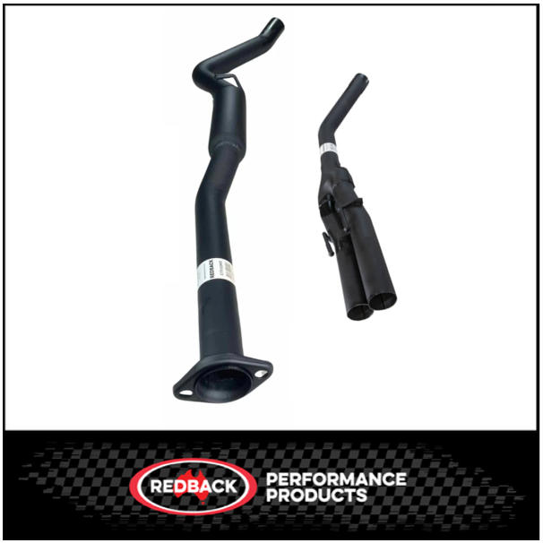 REDBACK 2.5" CATBACK EXHAUST SYSTEM FITS HOLDEN COMMODORE VY II V6 SEDAN - HOTDOG/DUAL TAILPIPE (STR122HD-125DTP)