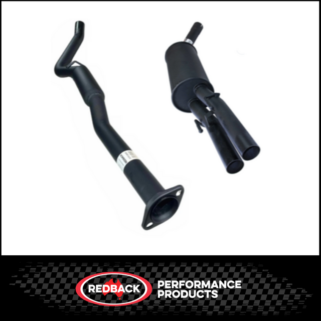 REDBACK 2.5" CATBACK EXHAUST SYSTEM WITH HOTDOG/DUAL REAR MUFFLER FITS HOLDEN COMMODORE VT VX VU VY V6 WAGON/UTE
