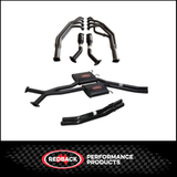 EXTRACTORS, CATS & TWIN 2.5" CATBACK MUFFLER/STRAIGHT TAILPIPE EXHAUST SYSTEM FITS HOLDEN COMMODORE VT VX VY VZ SEDAN V8