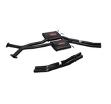 REDBACK TWIN 2.5" CATBACK MUFFLER/STRAIGHT TAILPIPE EXHAUST SYSTEM FITS HOLDEN COMMODORE VT VX VY VZ SEDAN V8