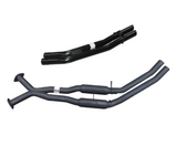 REDBACK TWIN 2.5" CATBACK HOTDOG/STRAIGHT TAILPIPE EXHAUST SYSTEM FITS HOLDEN COMMODORE VT VX VY VZ SEDAN V8