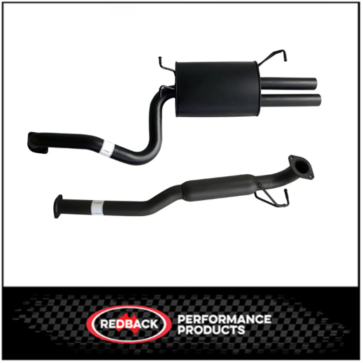 REDBACK 2.5" CAT BACK EXHAUST SYSTEM FITS FORD FALCON BA BF 4.0L 6CYL XR6 SEDAN - HOTDOG/MUFFLER (STR245HD-246D)