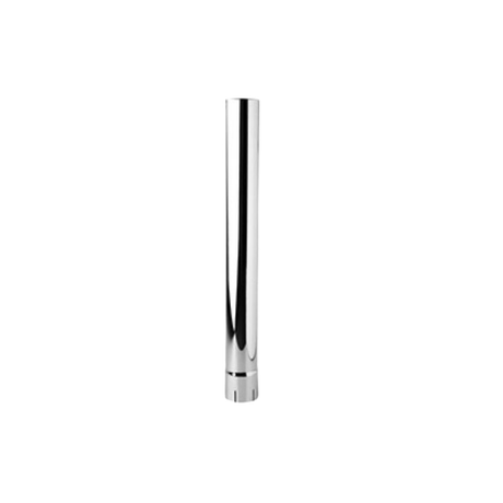 CHROME EXHAUST STACK STRAIGHT CUT 5" OD X 48" (1220MM) LONG WITH EXPANDED INLET (SXS5048)