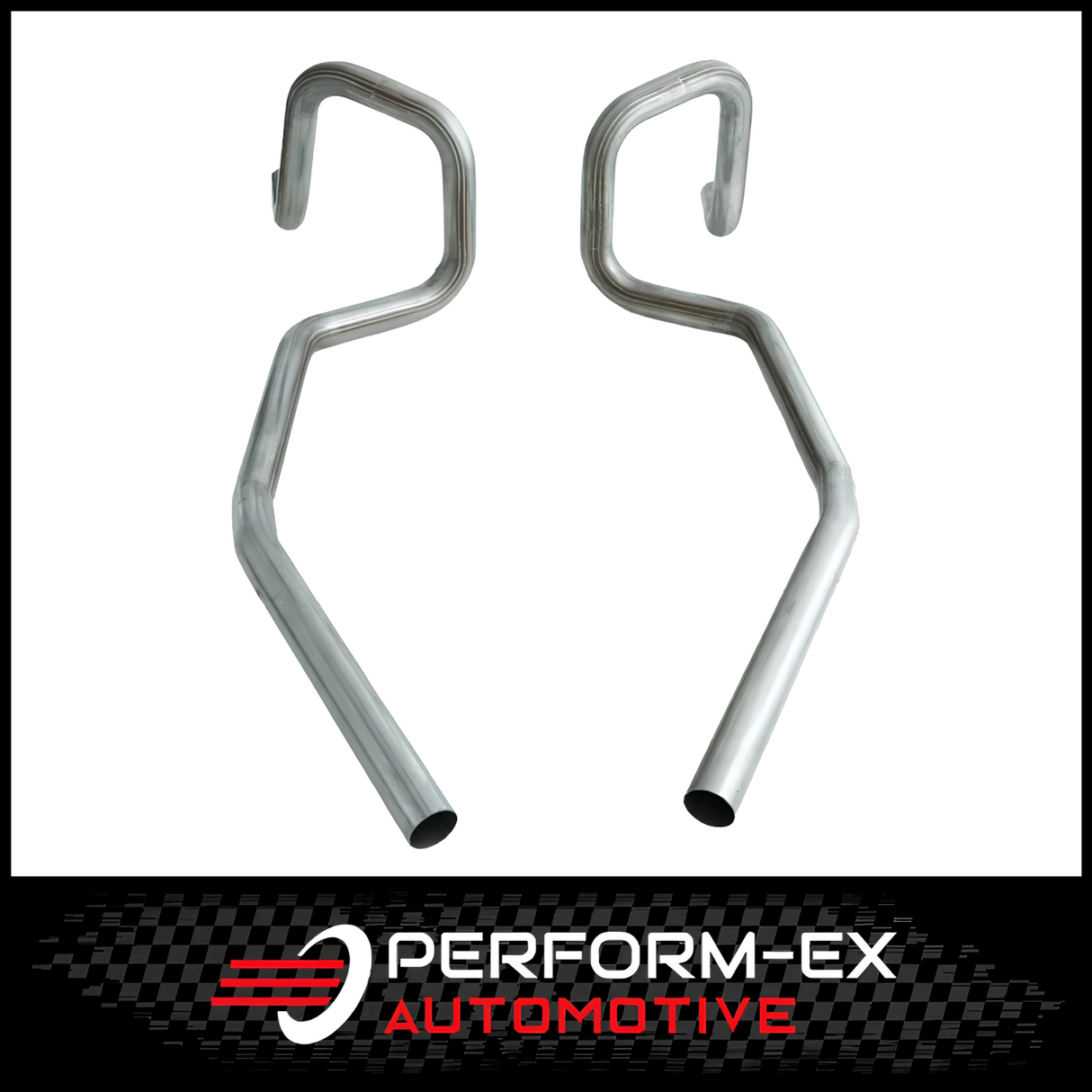 2.25" (57MM) STAINLESS STEEL TAILPIPES (PAIR) FITS HOLDEN HQ HJ HX HZ V8 SEDAN & MONARO (1T23589MBK-SS)