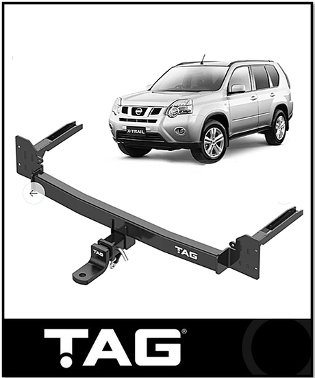 TAG HEAVY DUTY TOWBAR & WIRING KIT (2000KG) FITS NISSAN X-TRAIL T31 WAGON 10/2007-2/2014 (T4D519-K201)