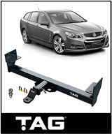TAG HEAVY DUTY TOWBAR & WIRING KIT (2100KG) FITS HOLDEN COMMODORE VF WAGON 1/2013-10/2017 (T4H485-K101)