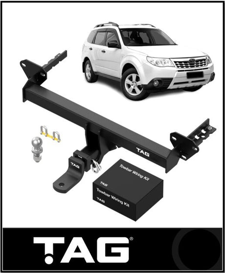 TAG HEAVY DUTY TOWBAR (1400KG) FITS SUBARU FORESTER SH WAGON 3/2008-12/2012