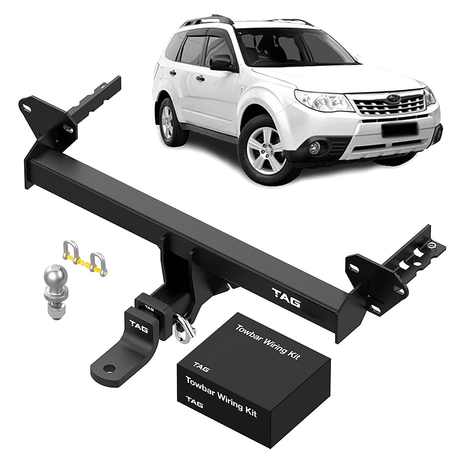 TAG HEAVY DUTY TOWBAR (1400KG) FITS SUBARU FORESTER SH WAGON 3/2008-12/2012