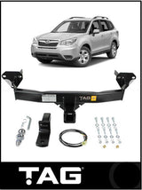 TAG HEAVY DUTY TOWBAR (1500KG) FITS SUBARU FORESTER SJ 1/2012-12/2018