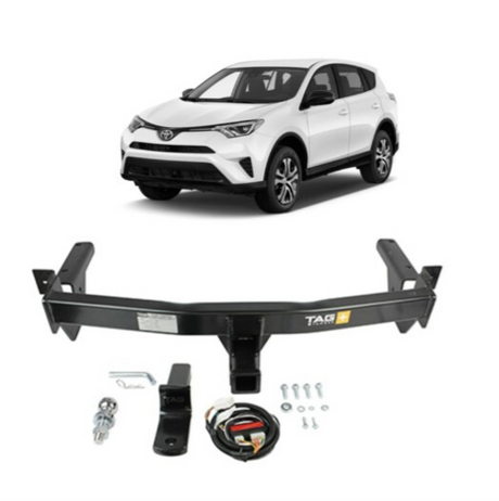 TAG HEAVY DUTY TOWBAR & WIRING KIT (1500KG) FITS TOYOTA RAV4 ZSA42R 12/2012-12/2018 (T4T599-K202)