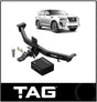TAG HEAVY DUTY TOWBAR KIT (3500KG) FITS NISSAN PATROL Y62 5.6 V8 2012-ON (T7D762-K201)