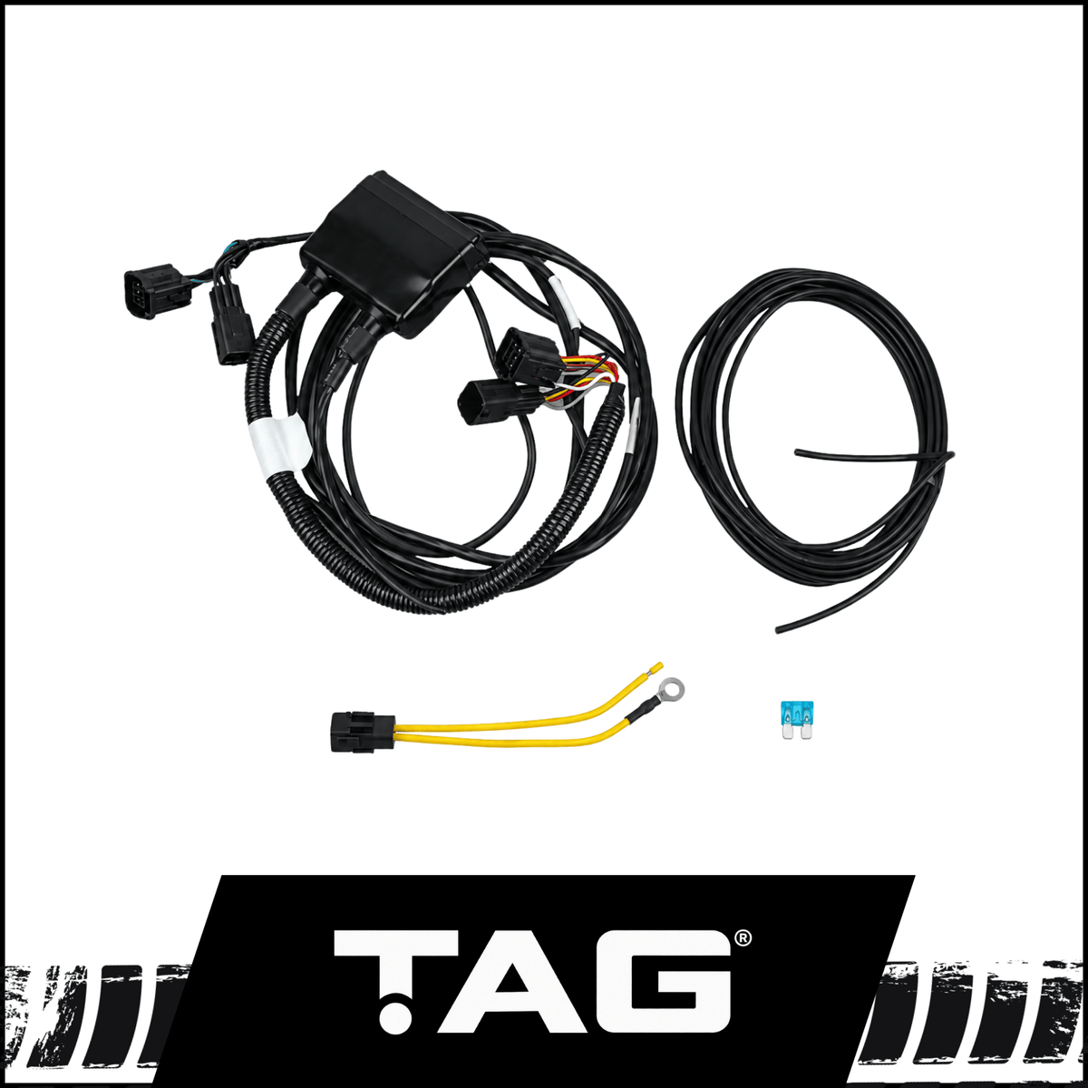 TAG DIRECT FIT TOWBAR WIRING HARNESS WITH ECU FITS FORD RANGER PXI 9/2011-5/2015 (UNT297)