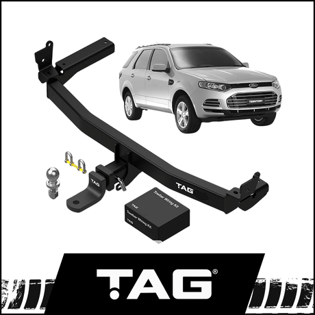 TAG HEAVY DUTY TOWBAR KIT (2700KG) FITS FORD TERRITORY SX SY SZ 4/04-12/16