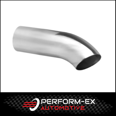 DUMP PIPE STAINLESS STEEL EXHAUST TIP - 3" INLET - 3" OUTLET (9" LONG)