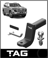 TAG HEAVY DUTY TOWBAR HITCH & WIRING KIT (3500KG) FITS TOYOTA LANDCRUISER FJA300R 7/2021-ON (TKT864-K201)