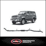 REDBACK 3" 409 STAINLESS STEEL NO CAT/RESONATOR EXHAUST SYSTEM FITS TOYOTA LANDCRUISER VDJ76R 2007-2016 WAGON (TLX40600-PR)