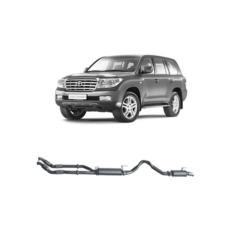 REDBACK 3" 409 STAINLESS STEEL TURBO BACK EXHAUST SYSTEM FITS TOYOTA LANDCRUISER VDJ200R 4.5L V8 2007-2015