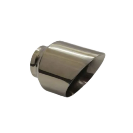 ANGLE CUT INNER CONE STAINLESS STEEL EXHAUST TIP - 3" INLET - 5" OUTLET (175MM LONG)