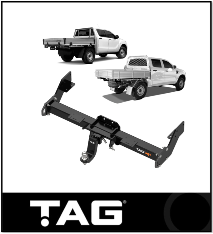 TAG XR EXTREME RECOVERY TOWBAR (3500KG) FITS FORD RANGER PXI PXII PXIII 1/2011-6/2022 (TRAY)